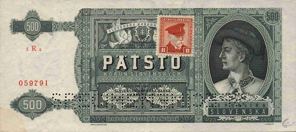 CZECHOSŁOWACJA - 1945 - 500 koron a.jpg