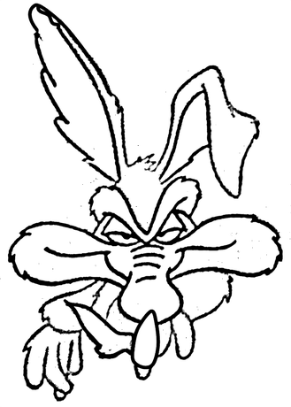 Bugs Bunny I Przyjaciele - Bugs - kolorowanka 74.gif
