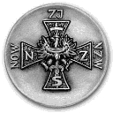 Polska  Antykomunizm - AK,  NSZ - NSZ-NZW--medal NSZ .jpg