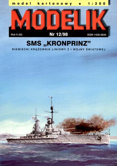 Modelik 1998-12 - Krążownik SMS Kronprinz - Cover 1.jpg
